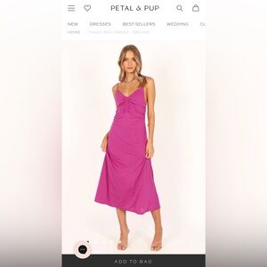 Petal & Pup Orchid Midi Dress